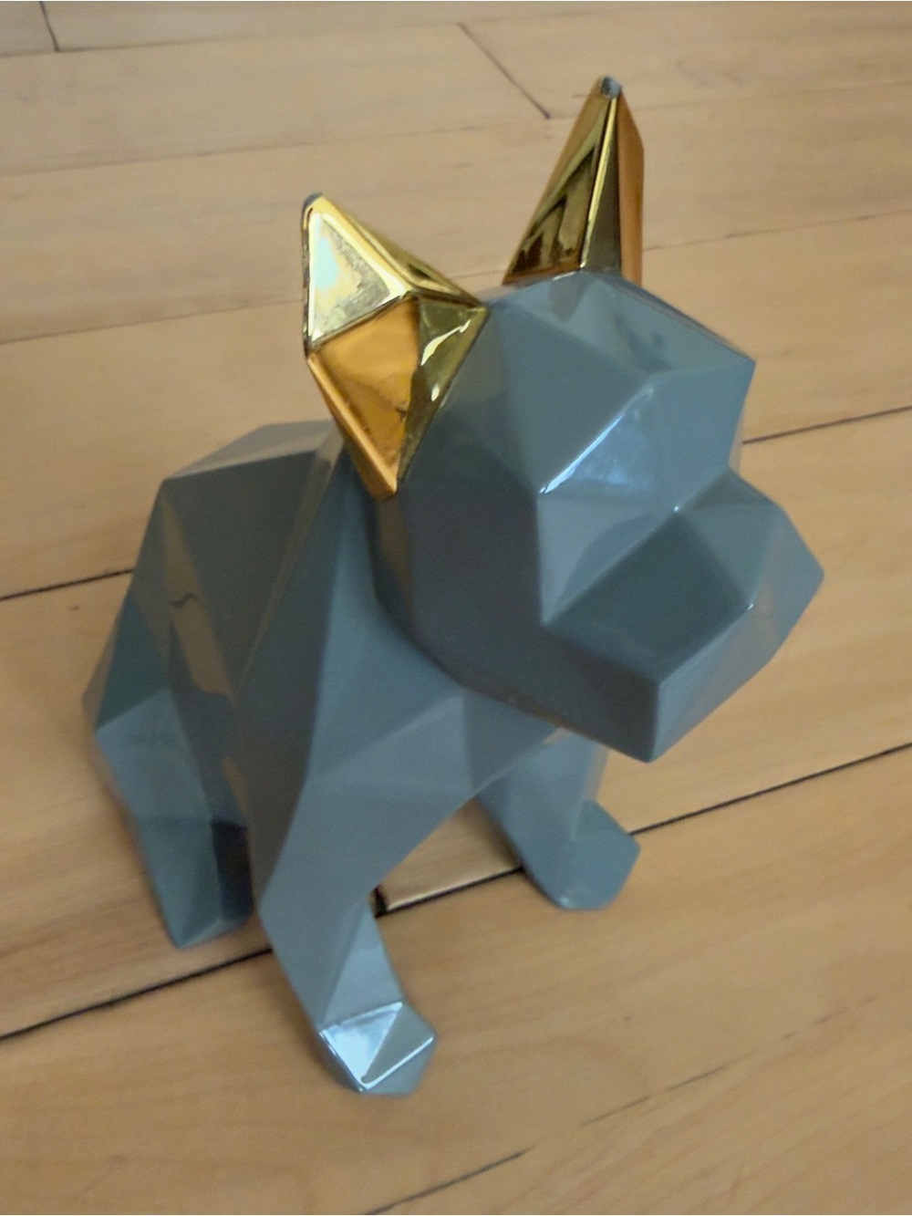 Geometric French Bulldog Frenchie Figurine Decorative Statue